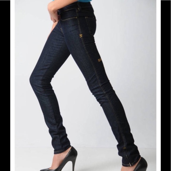 Ksubi Denim - Ksubi Super Skinny Zip Jeans Raw Rinse Indigo